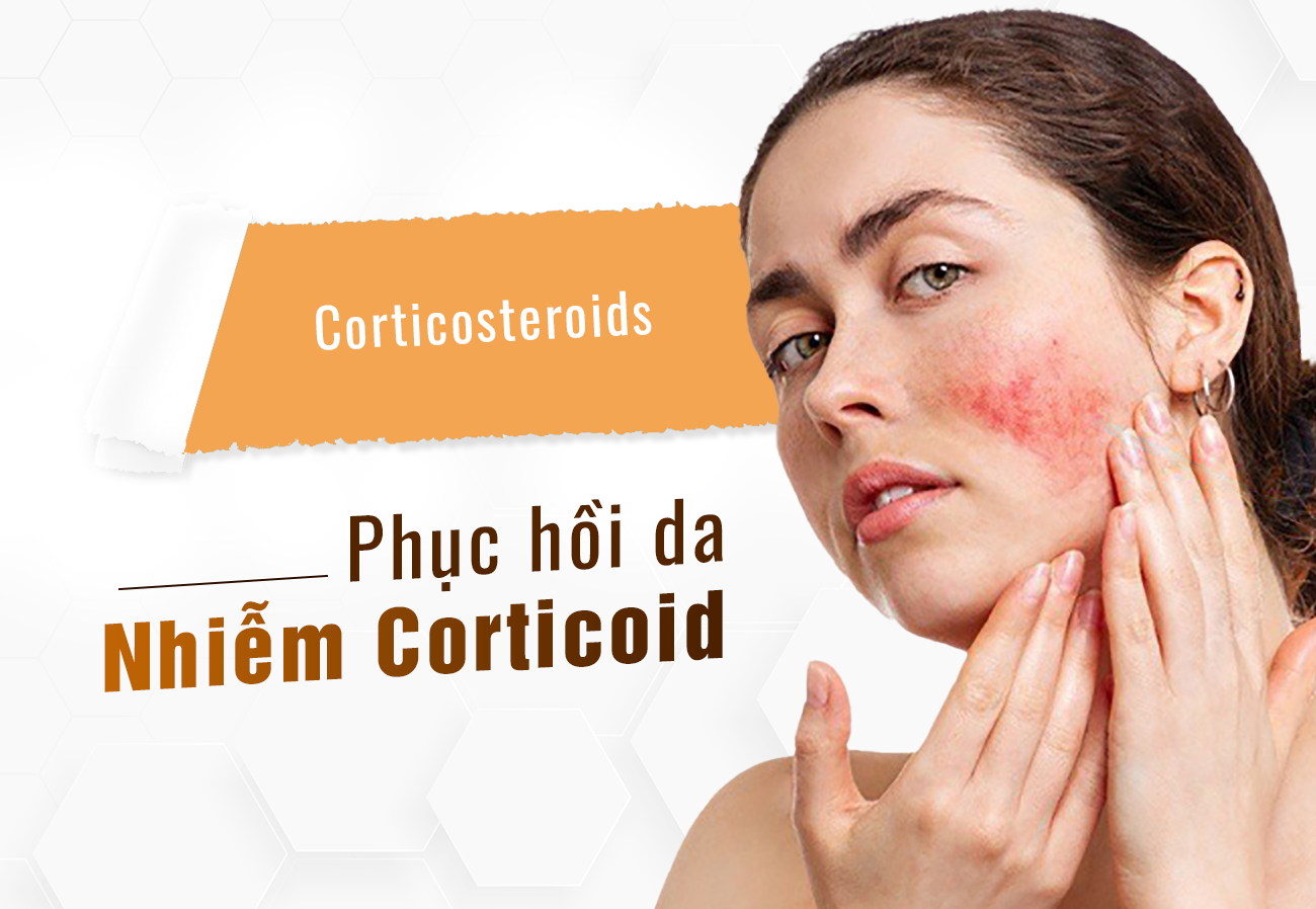 Thải CO2 Phục Hồi Da Nhiễm Corticoid