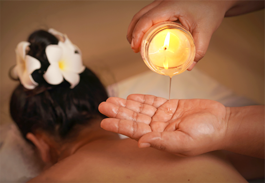 massage body nến thơm 