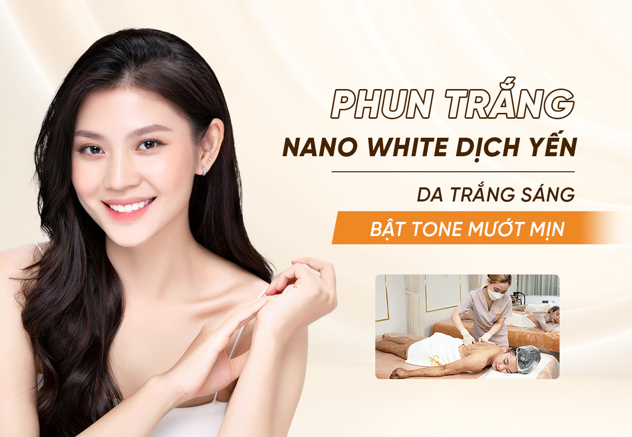 Làm Trắng Da Công Nghệ Nano White Dịch Yến 