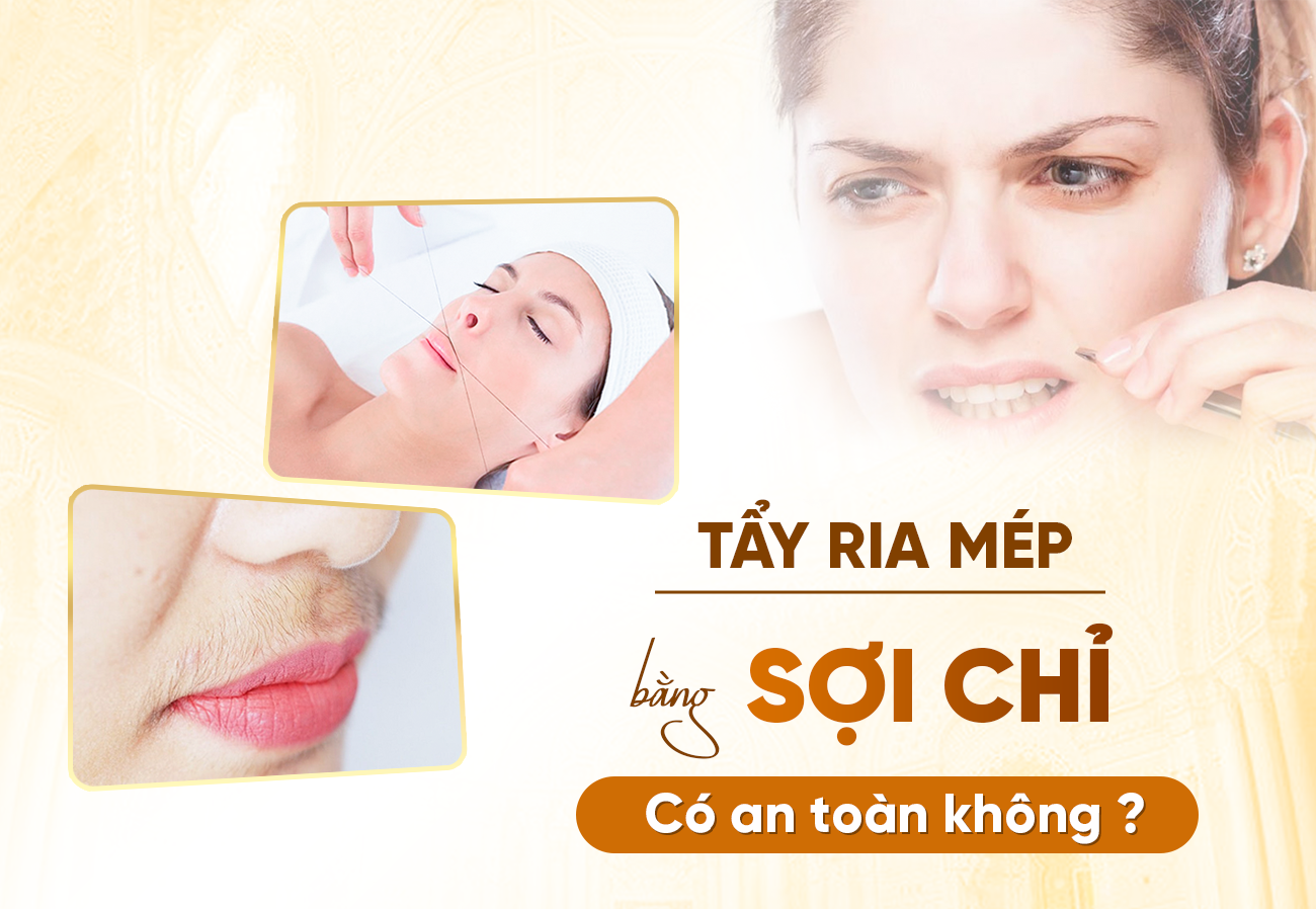 Tẩy Ria Mép Bằng Sợi Chỉ Có An Toàn Không?