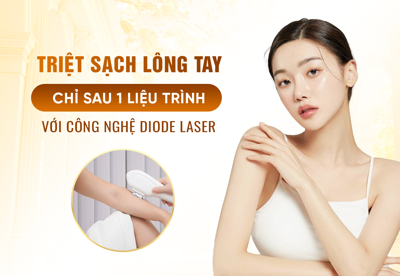 Triệt Lông Full Tay An Toàn Hiệu Quả Tại TMV Oshun