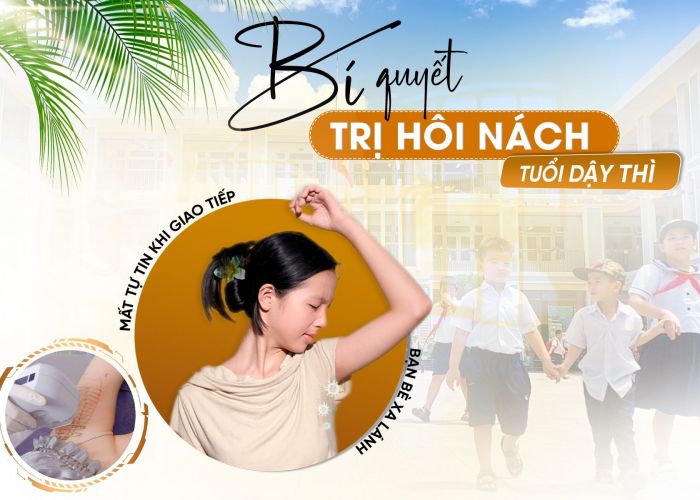 Giải Pháp Điều Trị Hôi Nách Tuổi Dậy Thì Tại Nhà