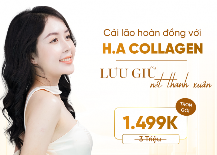 Cấy HA Collagen - Lấp Đầy Lõm Hóp - Trẻ Hóa Làn Da