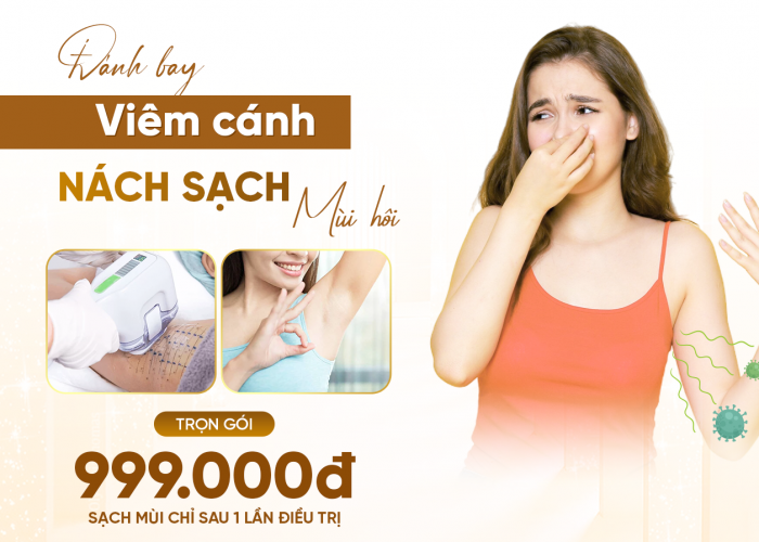 Dứt Điểm Hôi Nách - Xóa Bỏ Sự Tự Ti Trọn Gói Chỉ 999.000đ Tại Oshun