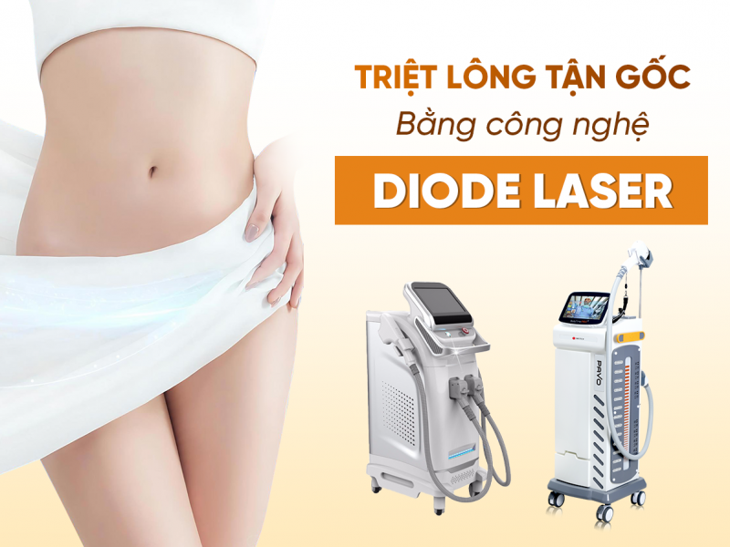 Triệt Lông Vĩnh Viễn Bằng Công Nghệ Diode Laser - Tại Biên Hòa