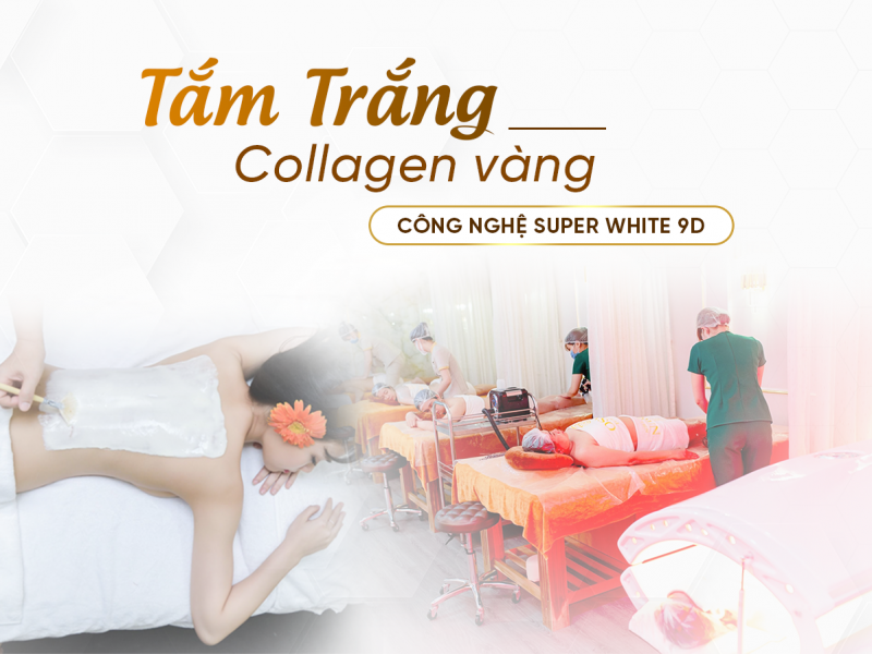 Tắm Trắng Collagen Vàng 